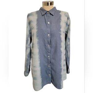 J.Jill BLEACHED LOOK SHIRT